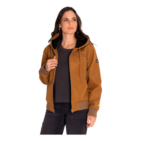 Chaqueta Mujer Bonded Fleece-lined Café Cat