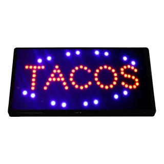 Anuncio Led Luminoso Tacos 110v Envio Gratis