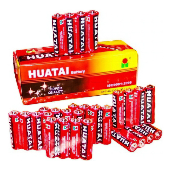 Caja Pack 40 Pilas Aa Doble A Super Battery 1.5v