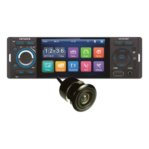 Radio Carro Pantalla 4' Tactil Bluetooth Mirrorlink Android