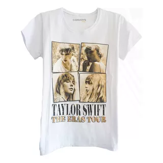 Remera Taylor Swift The Eras Tour Gold - Convoys  - Mujer