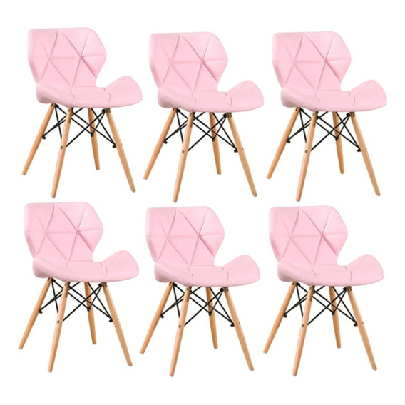 Pack X6 Silla Eames Acolchada Radar