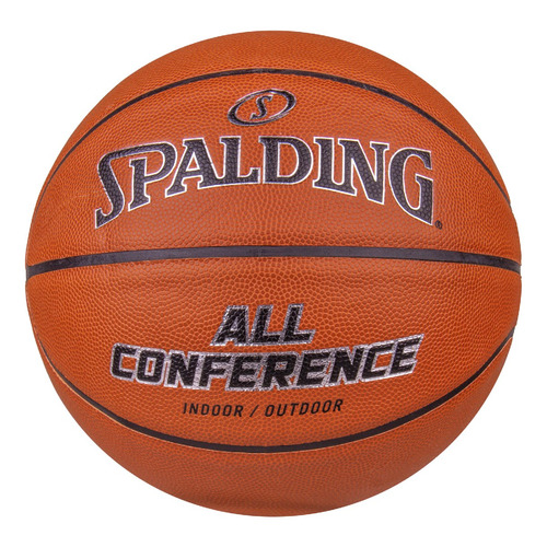 Balón Spalding Basquetbol All Conference #7 Piel Sintetica Color Naranja