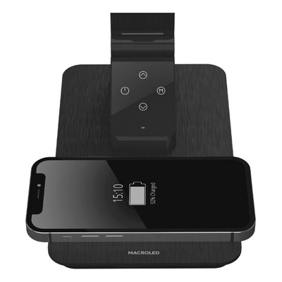 Lampara Velador Ceres Led Carga Celular Usb Dimerizable Mc
