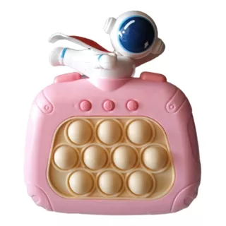 Pop It Game Console Sensorial Educativo E Anti Stress Cor Astronauta Rosa