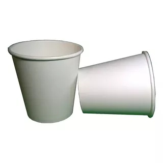 50 Vasos 10 Oz. Desechables Biodegradables De Papel Pla