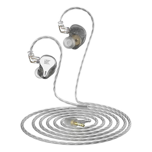 Auriculares Kz Dq6 In Ear Con Microfono Plata Monitoreo Hifi