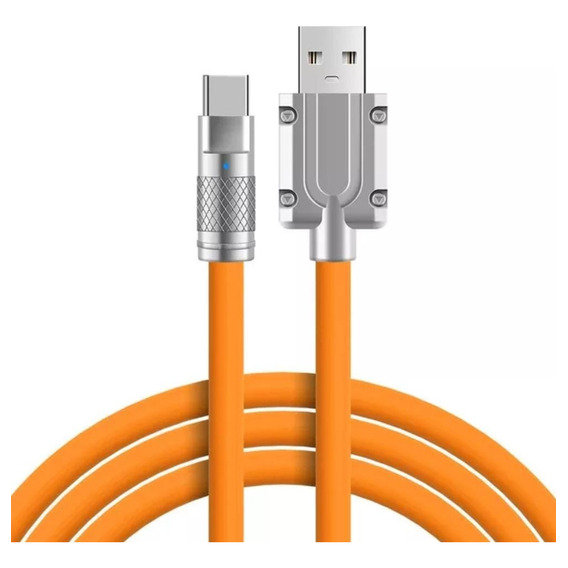 Cable Usb Tipo C Carga Rápida Turbo 65w Reforzado Trenzado