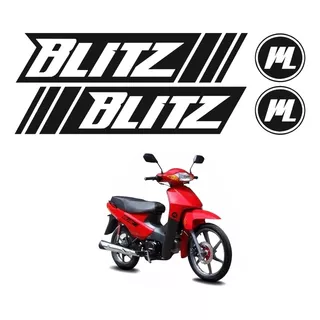 Kit Calcomanias Vinilo Moto Motomel Blitz 110 / Blitz 125