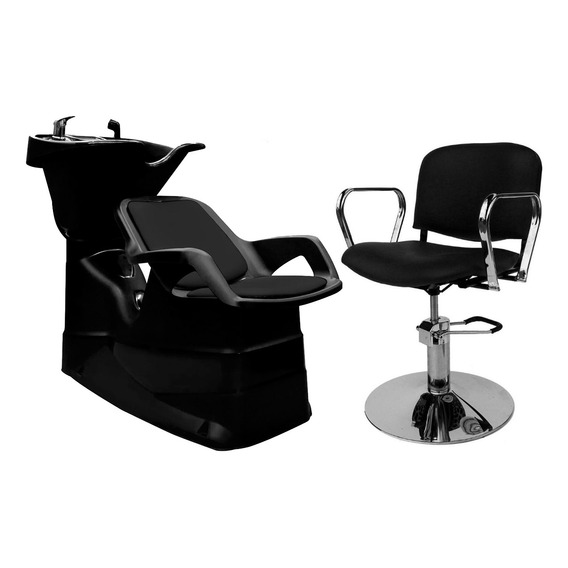 Kit Lavacabezas + Sillon Hidráulico Peluquería Barbería 