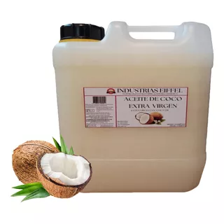 Aceite De Coco Extra Virgen - 5 Litro Materia Prima 