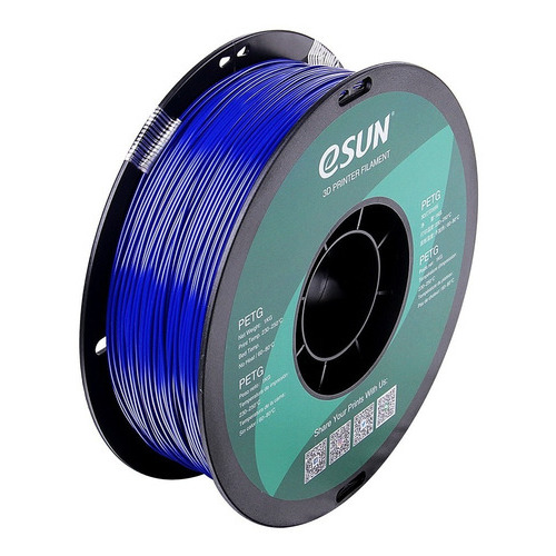 Esun PETG Filamento color azul sólido 1kg 1.75 mm 