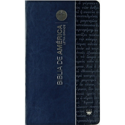 Biblia De America Legra Grande Azul ( Flexible ) - Aavv