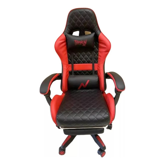 Silla Gamer Noga Typhon Bk Butaca Con Apoya Pies Ergonomica