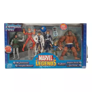 Set De Figuras De Los 4 Fantásticos Marvel Legends 2005