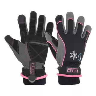 Guantes Moto Handlandy Termicos Impermeables Thinsulate Rosa Talle L