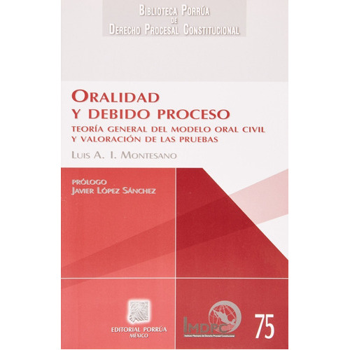 Oralidad Y Debido Proceso, De Montesano, Luis A.. Editorial Porrúa México En Español