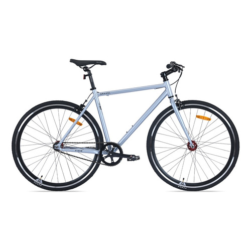Bicicleta Gravel Fixie R700c Aluminio Color Azul Tamaño Del Cuadro 51