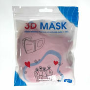 Cubrebocas 3d Mask 10pzs Mascarillas De Proteccion 3 Capas