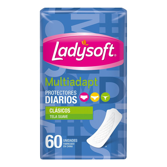Ladysoft Protector Diario Clásico Multiadapt X 60