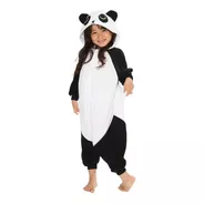 Pijama Kigurumi Polar Oso Panda Para Niños Y Niñas