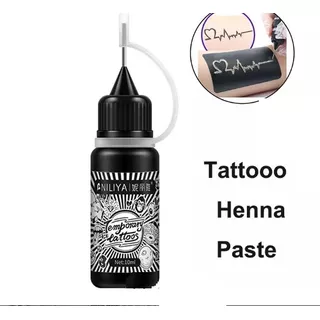 Set De Henna Gena Hena En Gel Tatuajes Tattoo Temporales