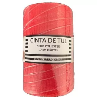 Tul Color Cinta 14 Cm De Ancho. Precio X Rollo 50 Mt