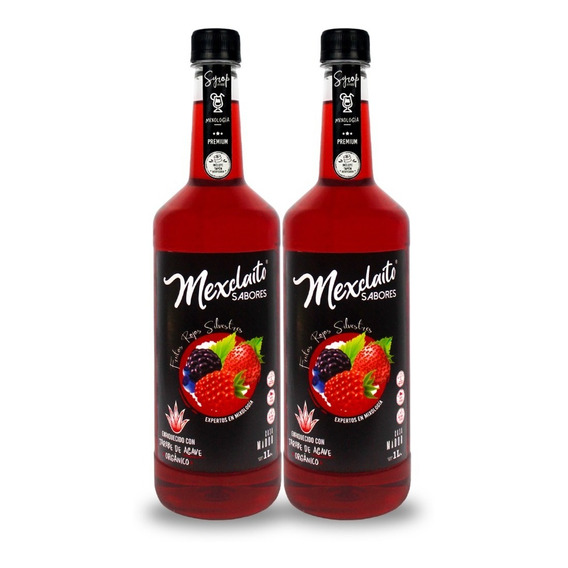 Jarabe/syrop Sabor Frutos Rojos 2 L Endulzante Soda Italiana