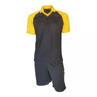 Uniforme De Juiz, Árbitro,  Camisa + Calção + Cartão + Apito