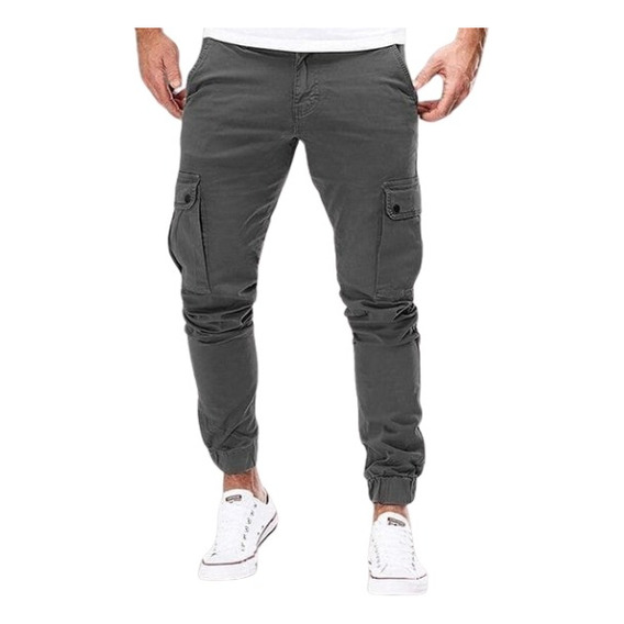 Joggers Con Bolsillo Cargo Hombre