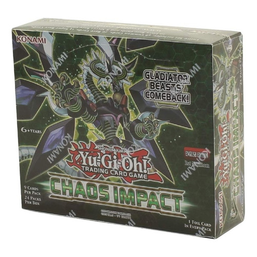 Yu-gi-oh Chaos Impact 24 Sobres En Ingles