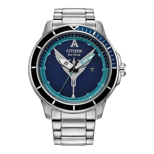 Reloj Citizen Disney Avatar Eco-drive Aw1708-57w E-watch Color de la correa Plateado