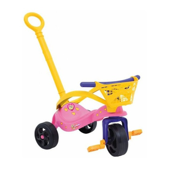 Triciclo Buggy C/canasto C/ Guía Y Protecciónes Laterales 