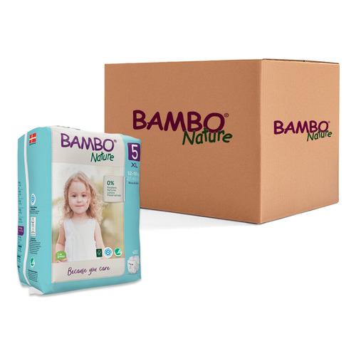 Caja Talla Xl (132 Uds.) - Caja De Pañales Ecológicos Bambo