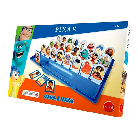 Cara A Cara Personajes De Pixar Juego De Mesa  +6 Años