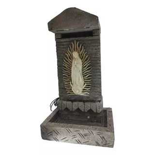 Fuente Virgen De Guadalupe Con Luz