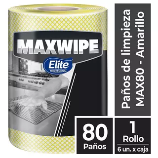 Paños Reutilizables Amarillo Maxwipe 80 6393 Elite Professio