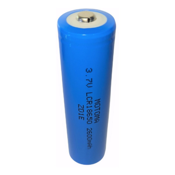 Pila Bateria Recargable 18650 Motoma 3.7v 2600mah Con Teton 