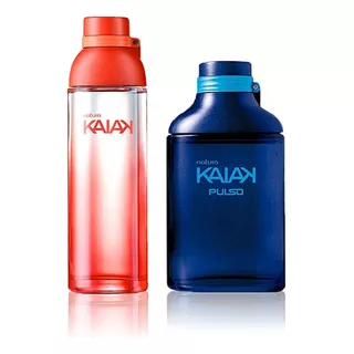 Kaiak Clássico Fem + Kaiak Pulso Masc Natura - Kit C/2