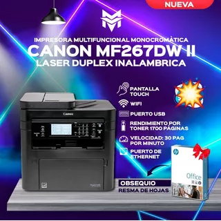 Impresora Multifuncional  Canon Imageclass Mf267dw Ii Laser