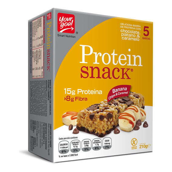 Pack 20 Unidades Protein Snack Banana Chips Caramel