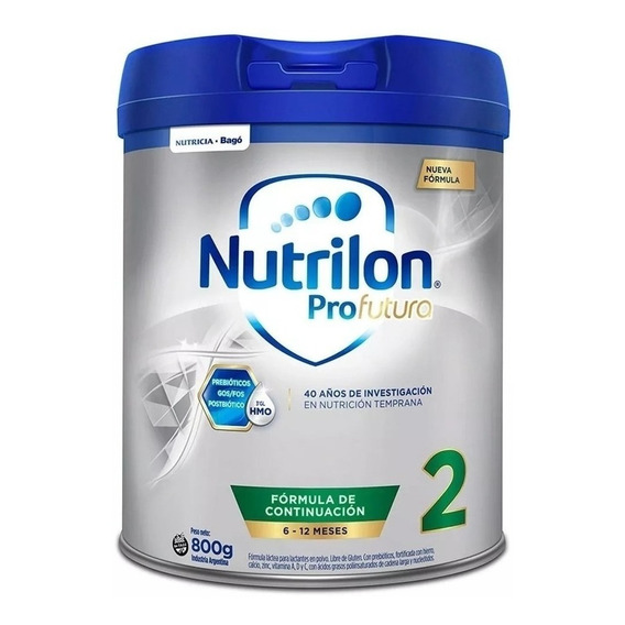 Leche En Polvo Nutricia Bagó Nutrilon Profutura 2 Lata 800g