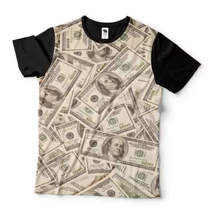 Camisa Camiseta Dollar Dolar Swag Moda Estampada