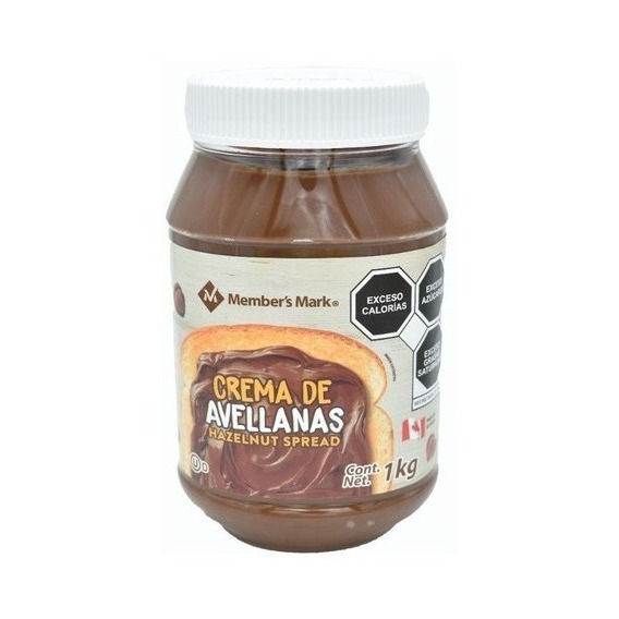 Crema De Avellana Bote 1 Kg (tipo Nutella) Member´s Mark 1kg