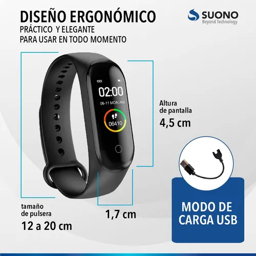 Reloj inteligente m4 funciones hotsell