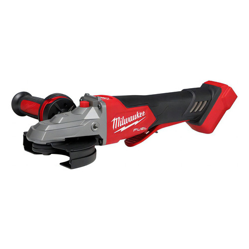 Esmeril Inalambrico M18 Fuel De 5 Cabeza Plana Milwaukee 288 Color Rojo