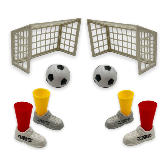 Juego De Mesa Mini Fútbol Penales Arcos Botines Pelotas