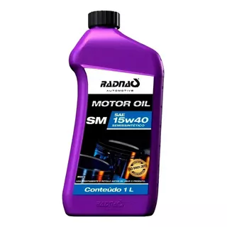 Óleo Semi Sintético Carro 15w40 Sm Motor Oil Radnaq 1l