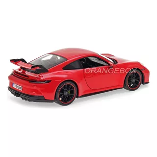Porsche 911 Gt3 2022 1:18 Maisto Vermelho