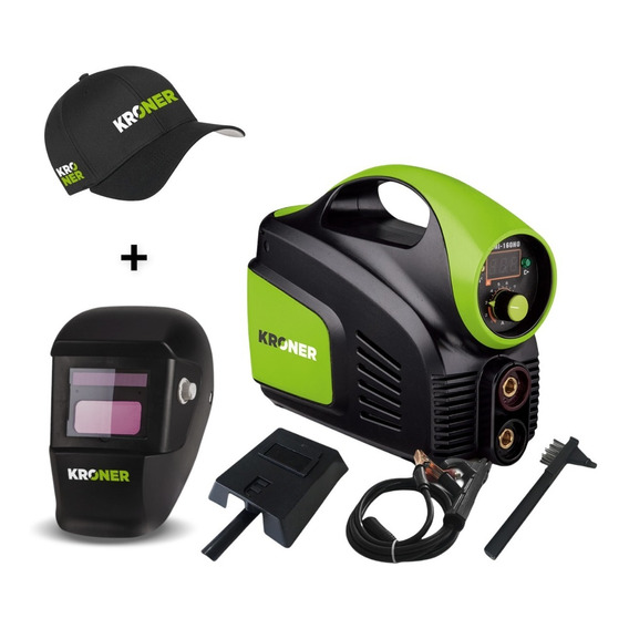 Soldadora Inverter Kroner 100 Amp Real + Mascara+gorro+kit 